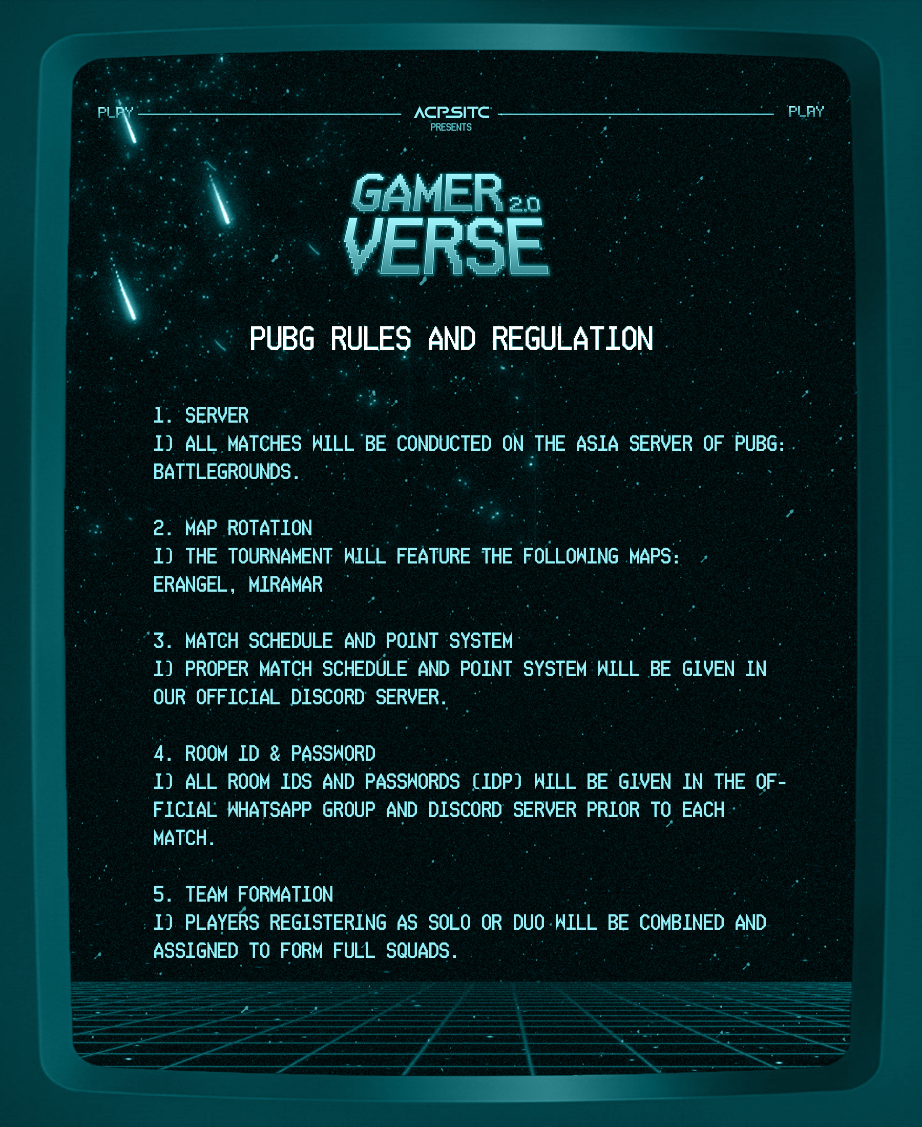 Rules Poster 2